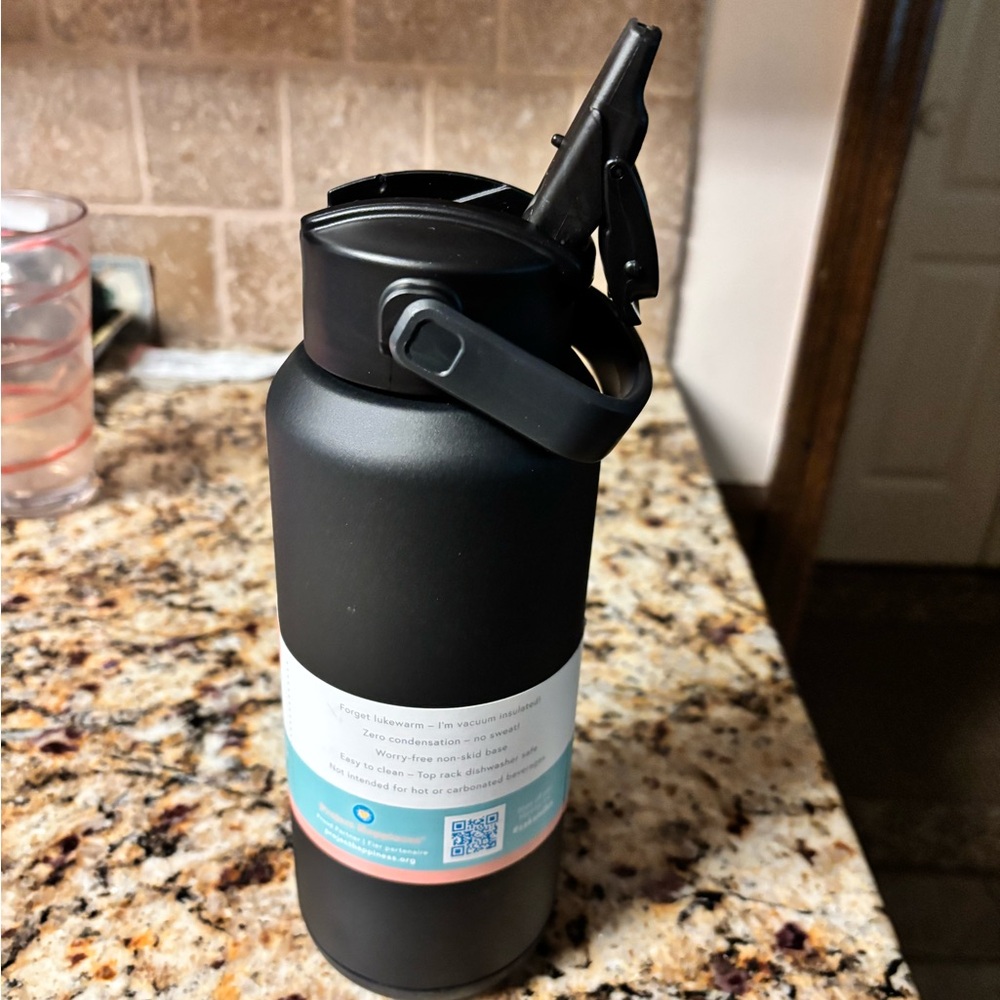 Zak! Black Leak-Proof Water Bottle - Picture 2 of 4